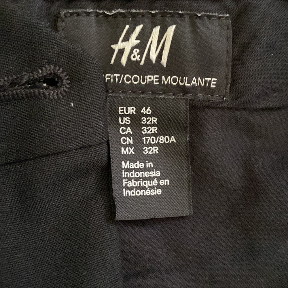 H+M | Casual Black Office Pants / Slacks - Picture 5 of 6